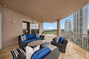 East Facing Terrace Overlooking Golf Course