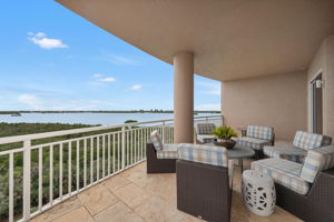 West Facing Terrace Overlooking Gulf of Mexico