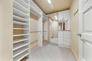 Primary Suite Closet - His
