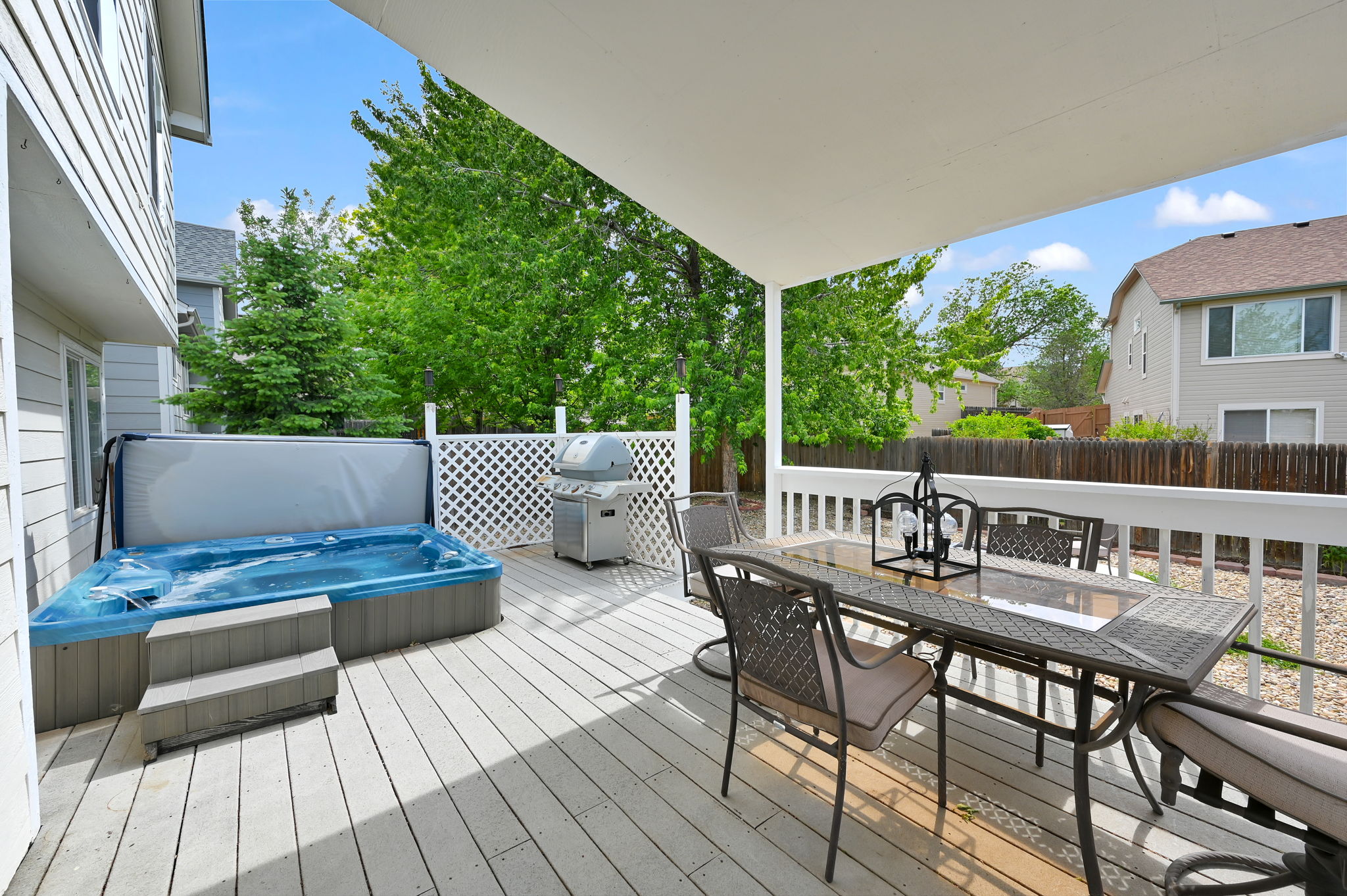 Large Covered Patio Deck