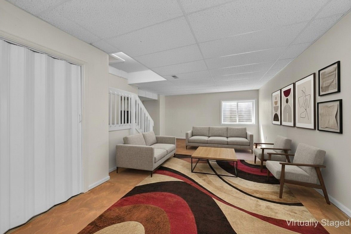Main Basement Area - Virtually Staged