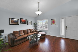 Open Living Room with Gleaming Hardwood Floors