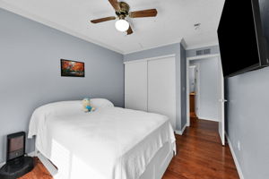 Secondary Bedroom with Ceiling Fan