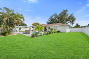 Backyard - Rear Elevation