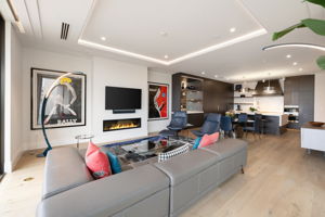 Great Room, Dining & Kitchen