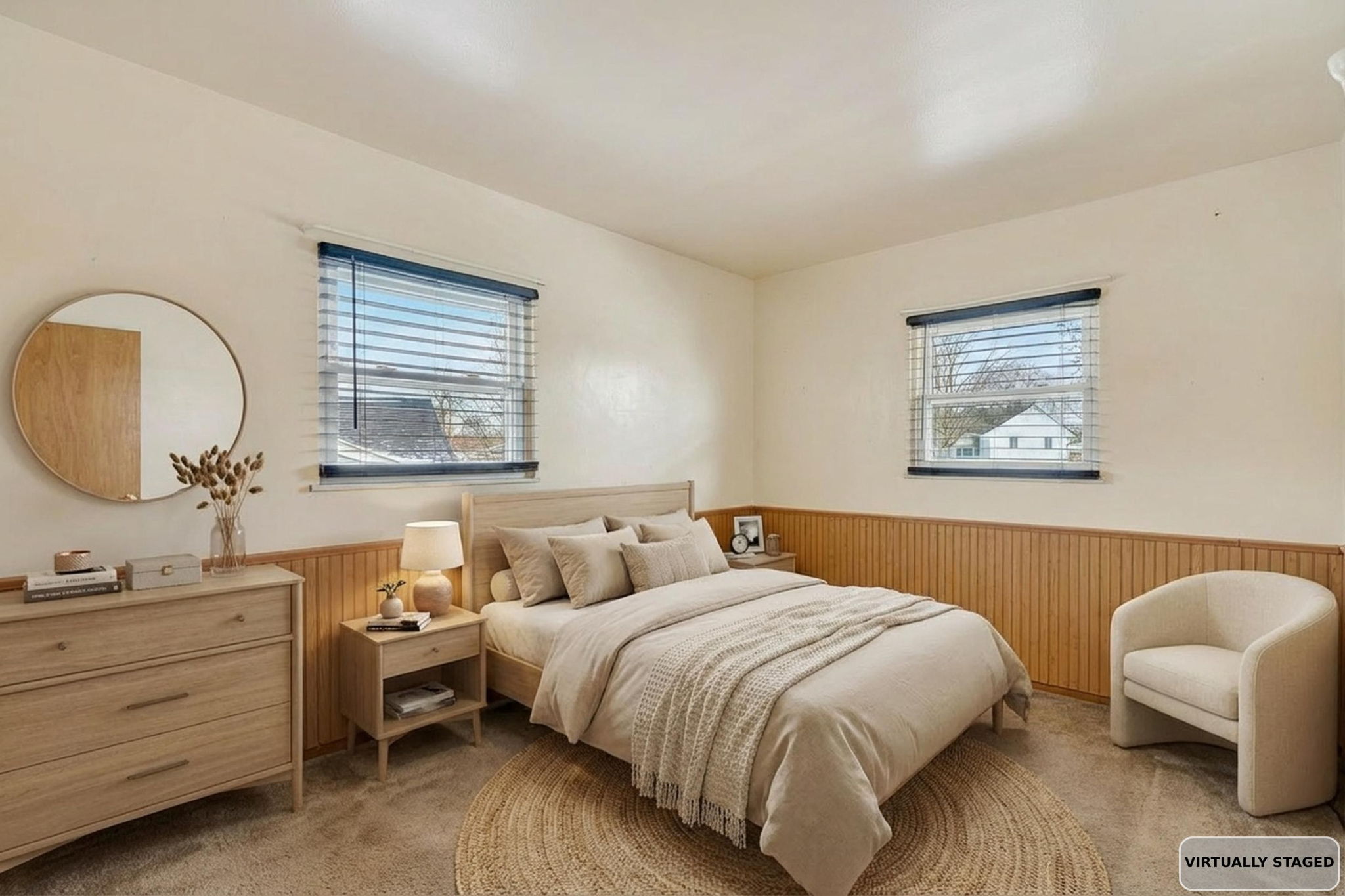 Bedroom Virtually Staged