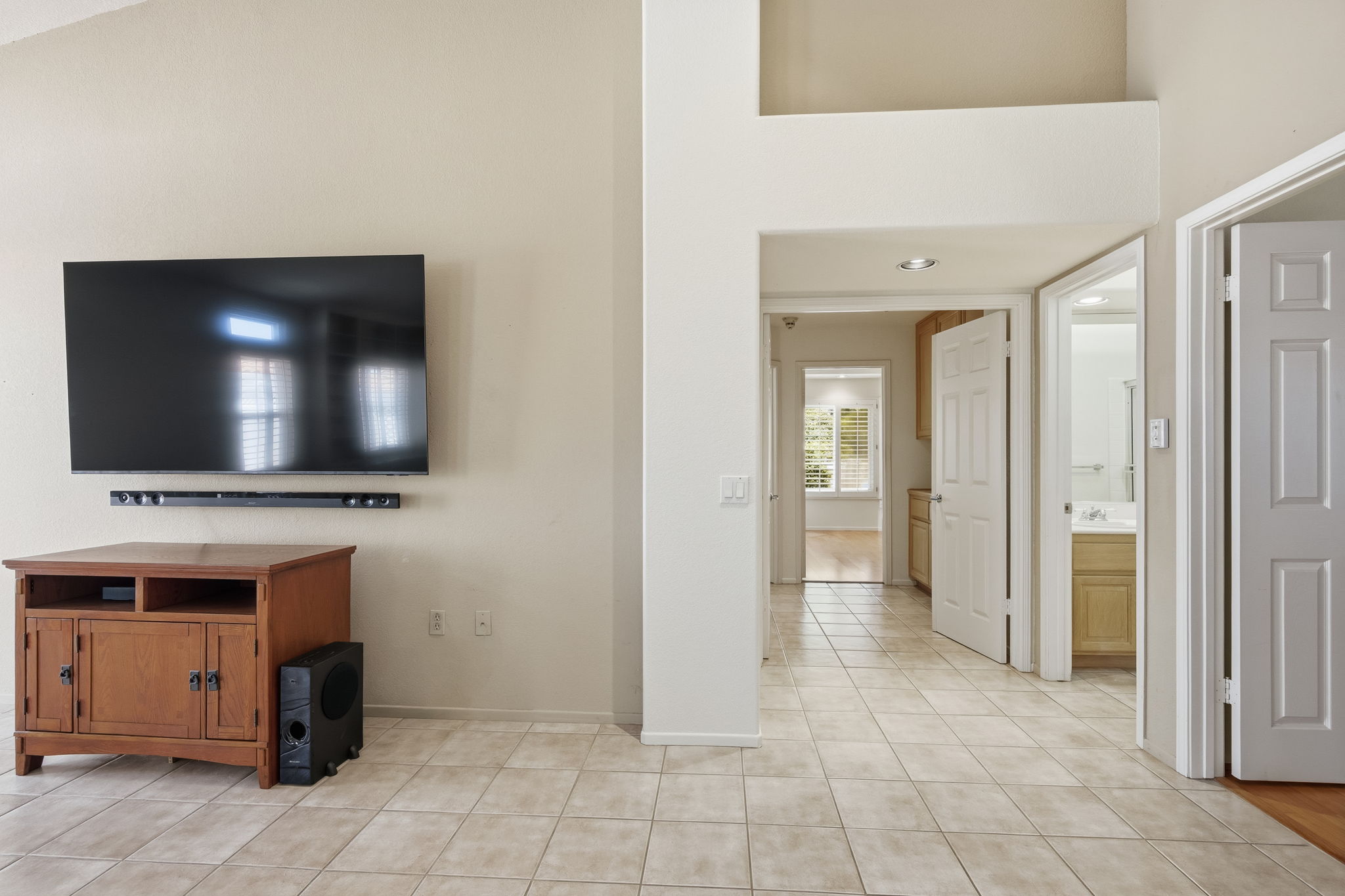 Living Room Door Open