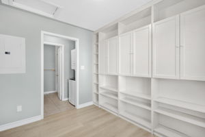 Bedroom with ensuite 3 piece washroom + laundry