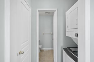 Private ensuite washer and dryer
