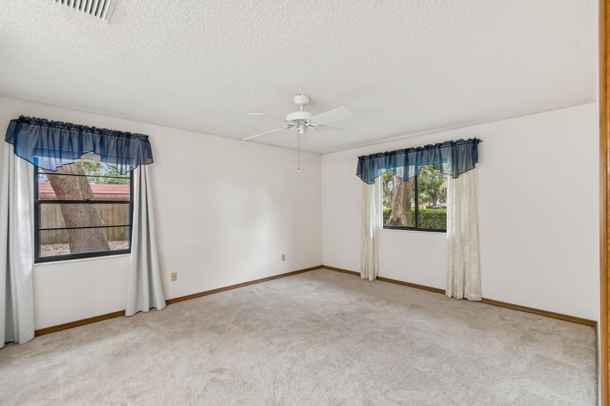 Primary Bedroom has newer carpet