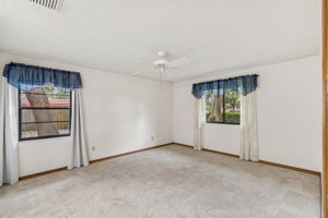 Primary Bedroom has newer carpet