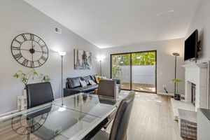 Dining Area In Living Room