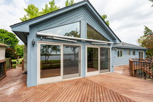Deck view of great room