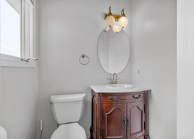 Primary bedroom .5 bath
