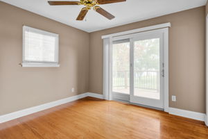 Primary Bedroom doorwall to deck