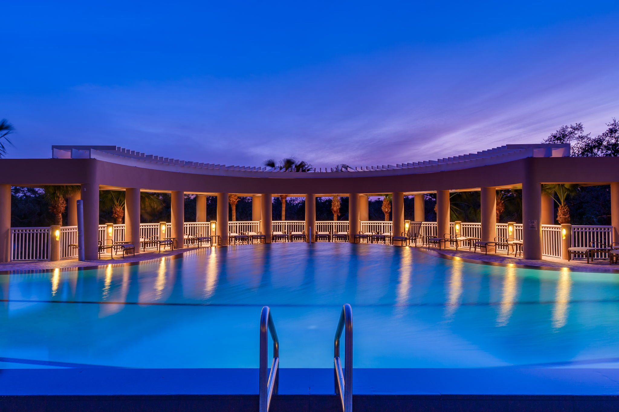 Seaglass Pool - Evening