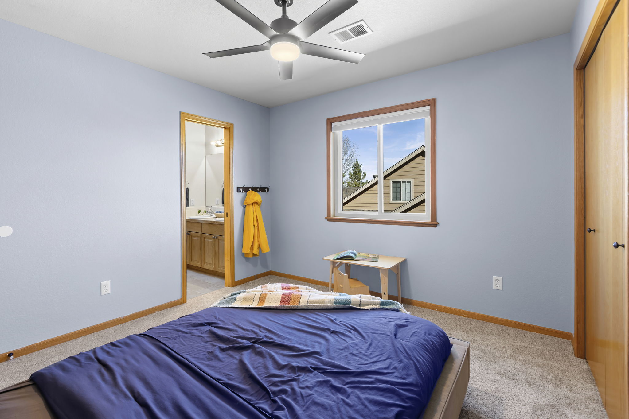 Bedroom 2 with access to Jack and Jill bathroom