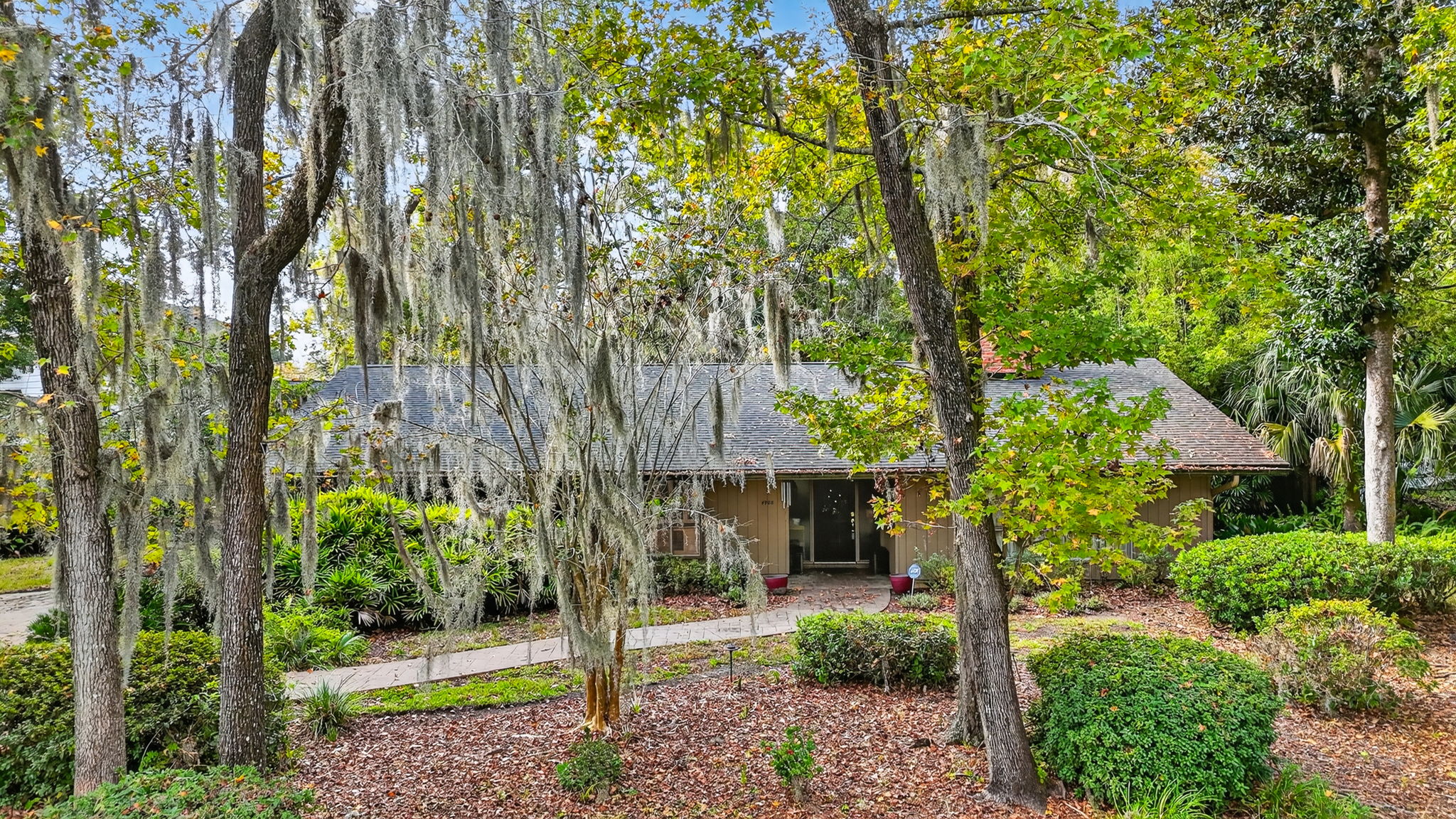 Aerial Front Exterior