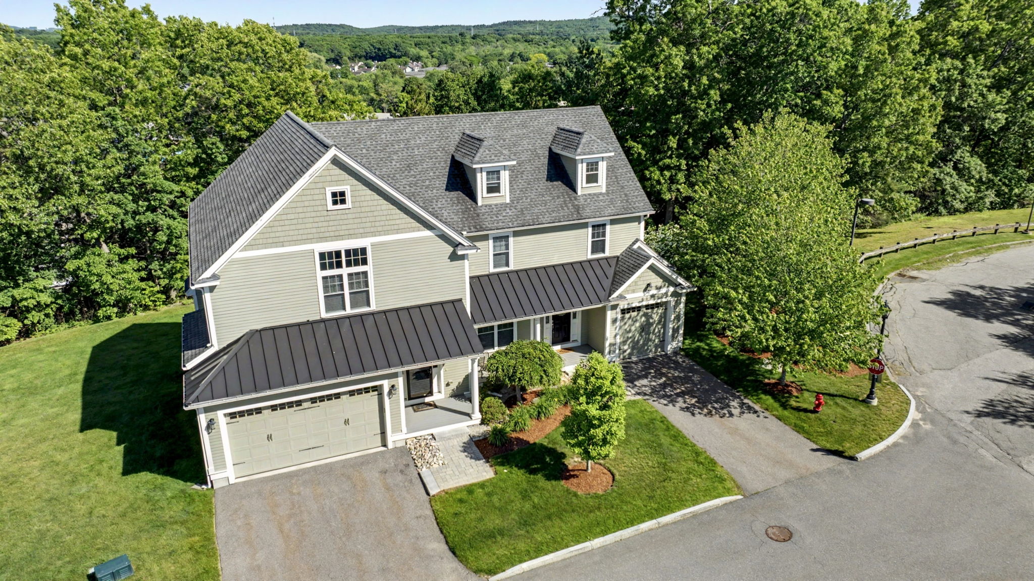 Drone-front view-5 Clark Hill Lane Framingham, Ma