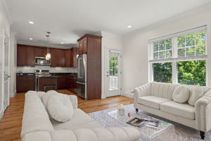 Living room and Kitchen -5 Clark Hill Lane Framingham, Ma