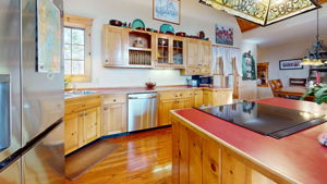 Functional kitchen with newer appliances