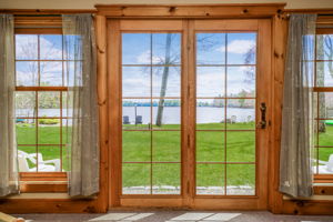 Just steps from the water