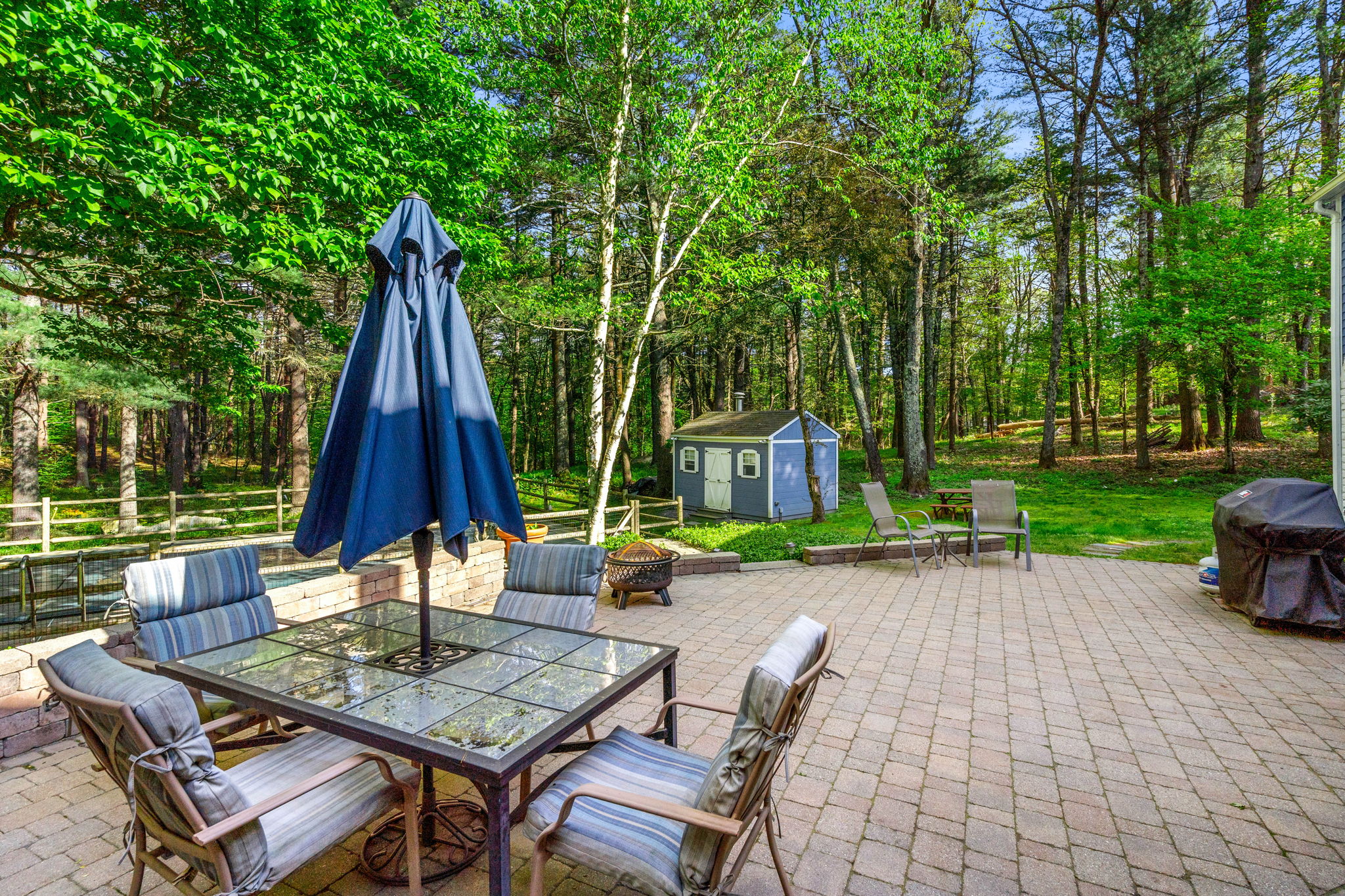 Patio facing Pool