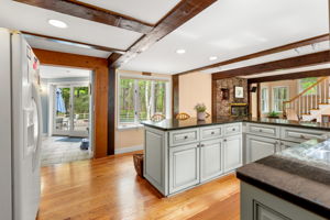 Kitchen facing Pool