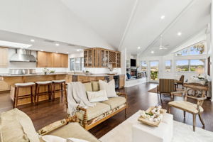 ...while the kitchen, dining, and living areas blend effortlessly for a spacious, connected feel.