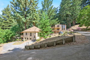 Encircled by a convenient circular driveway