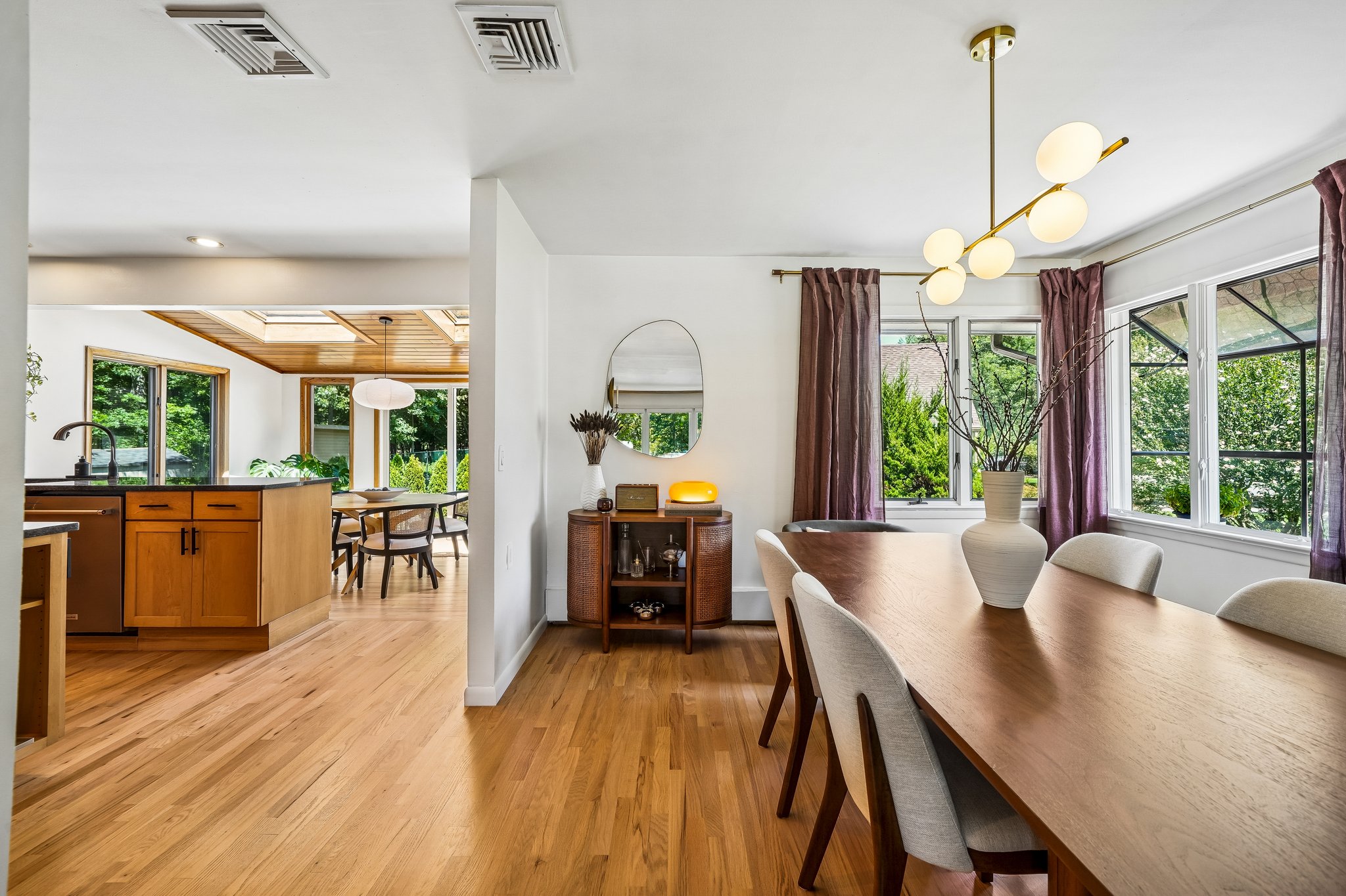 Dining Room With View To Kitchen