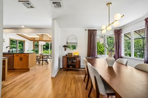 Dining Room With View To Kitchen