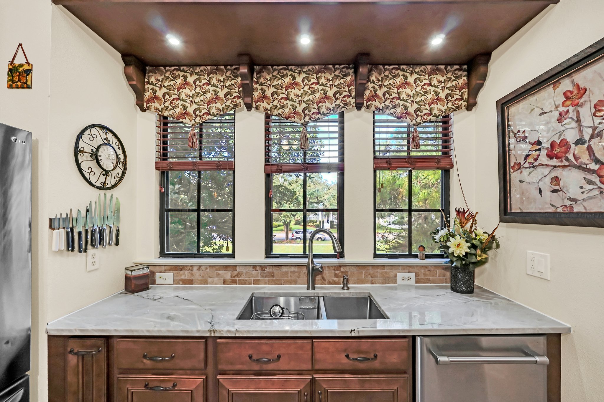 View to Canal from Kitchen Sink Area