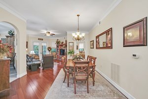 Open Living and Dining Area