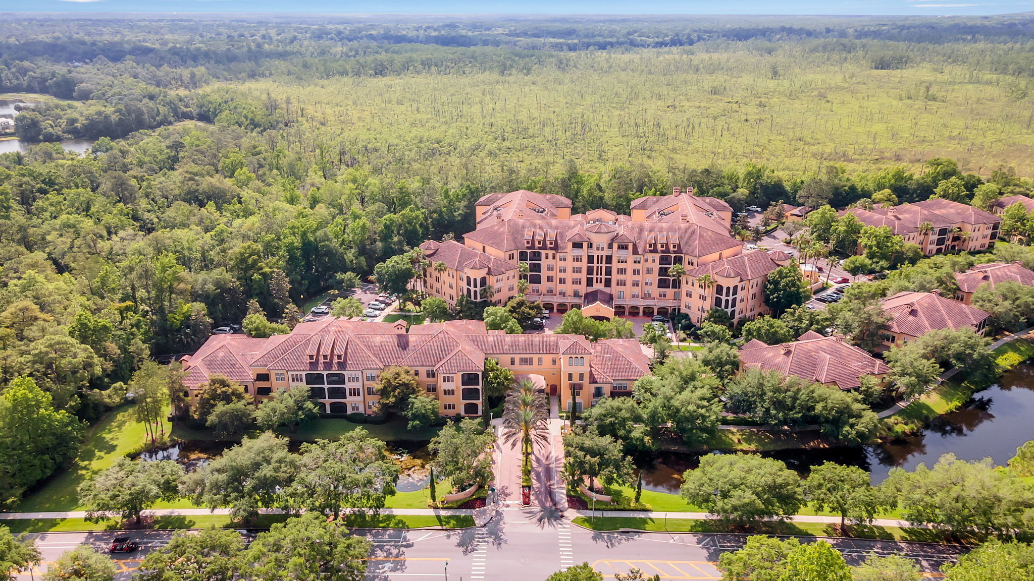 Aerial View of Mirasol at Celebration with Expansive Conservation Area