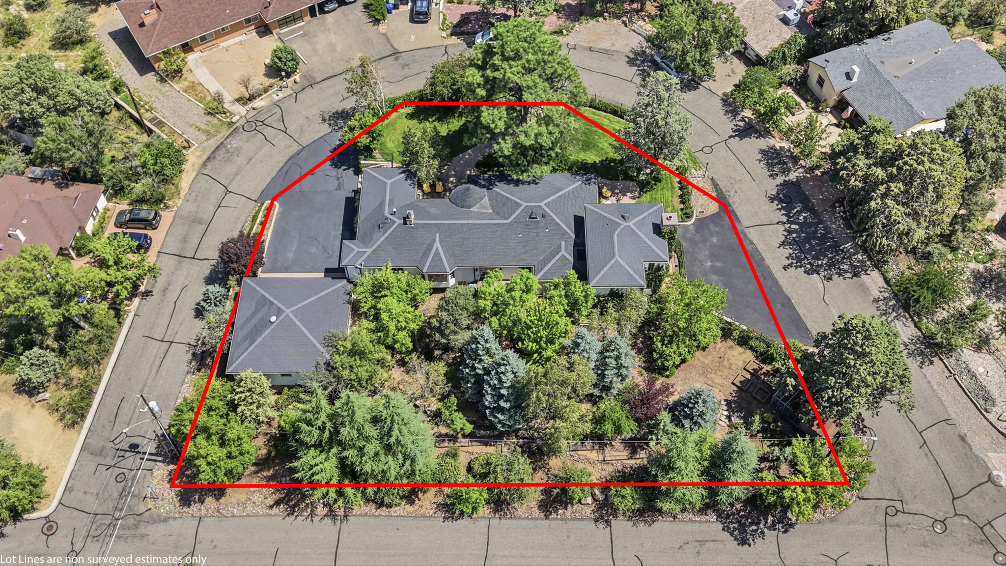 Birds Eye Lot Line