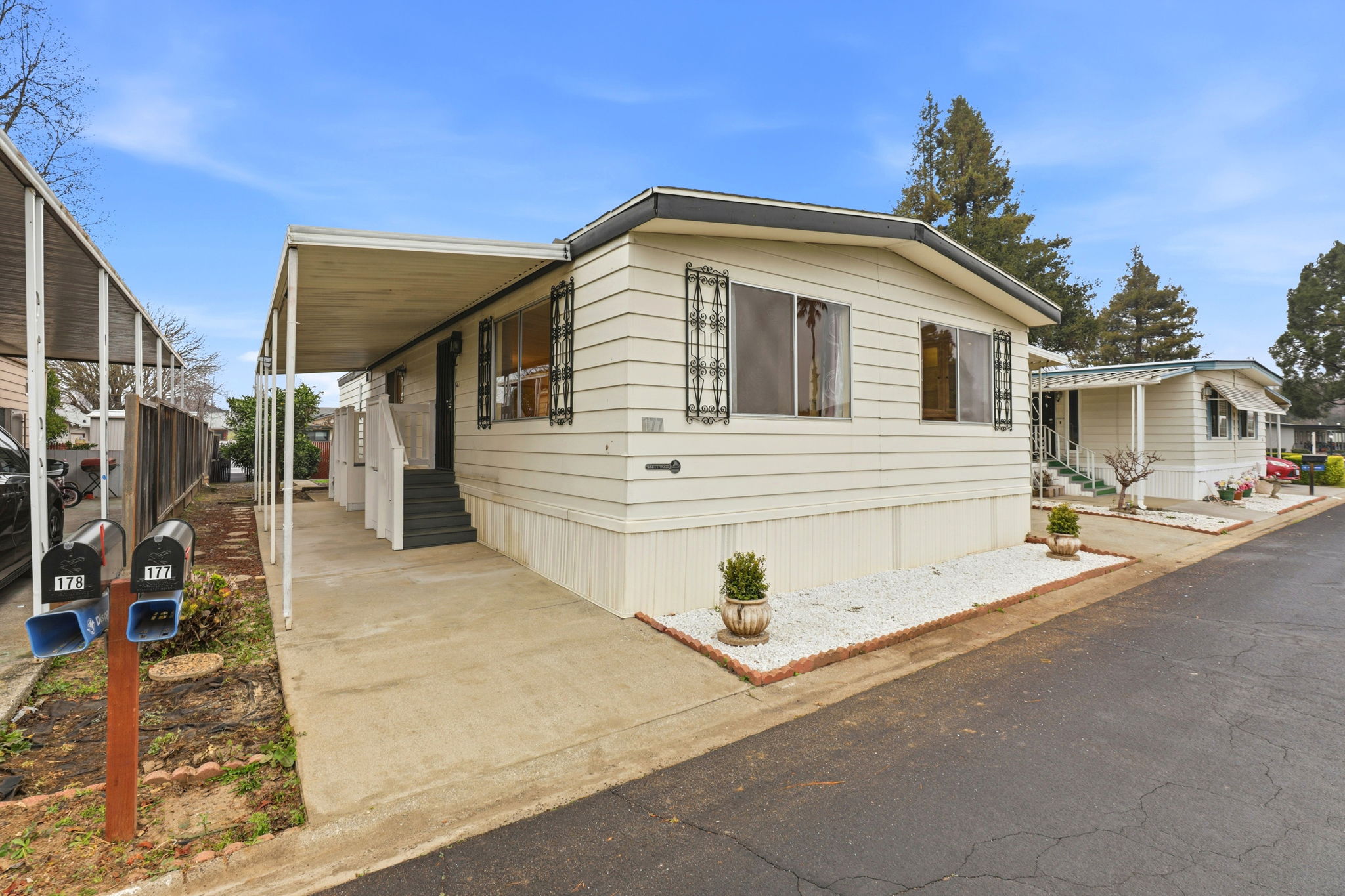 Side view with room for patio area