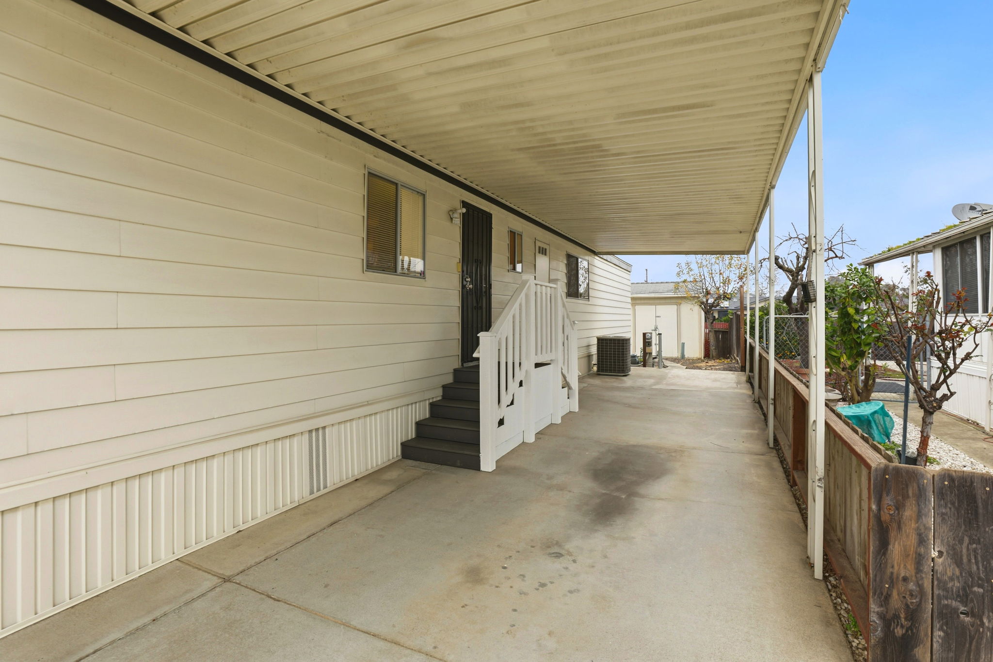 Carport area