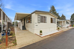 Side view with room for patio area