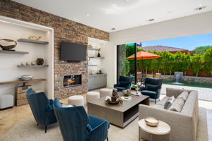 Living Room into outdoor area/pool