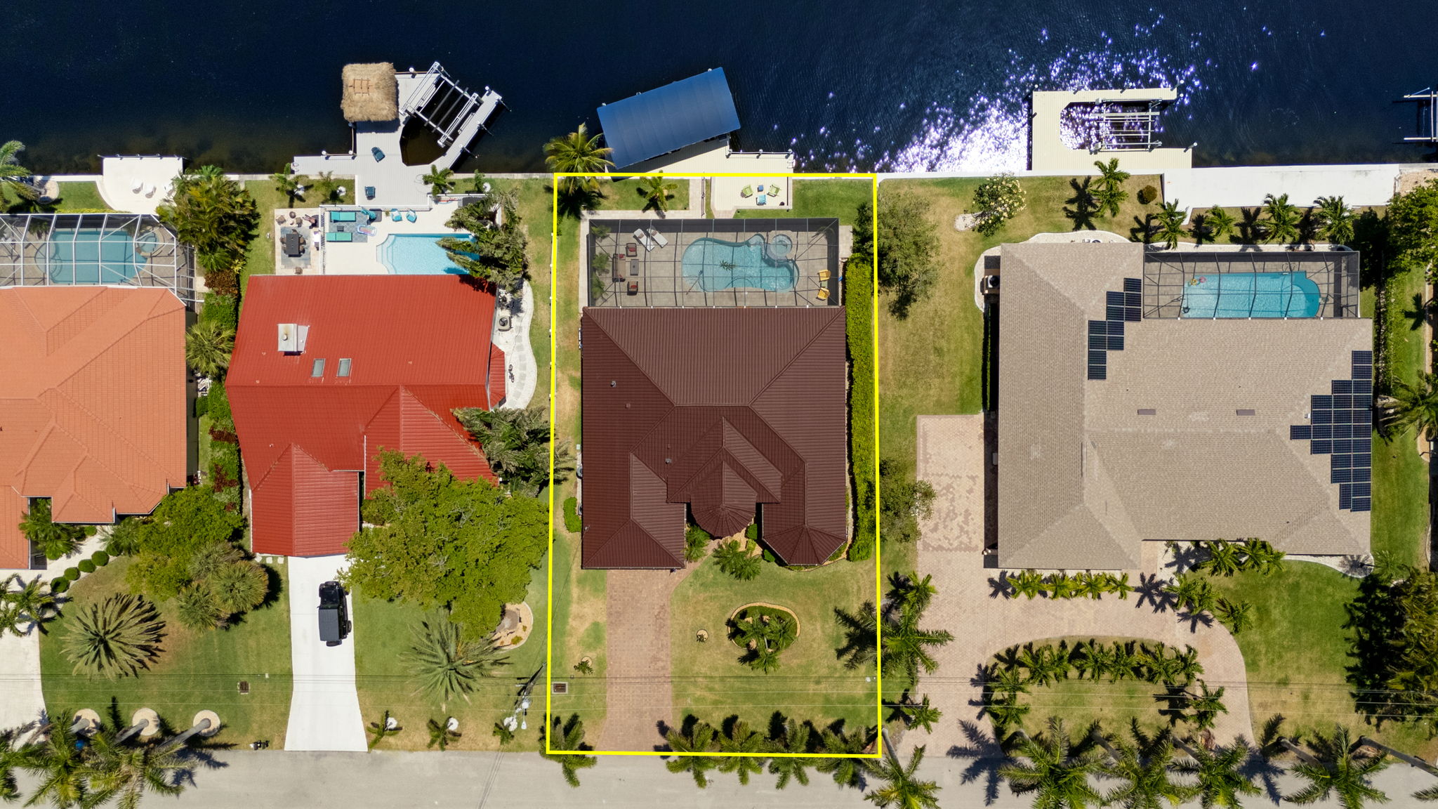 Aerial Overview - lot line