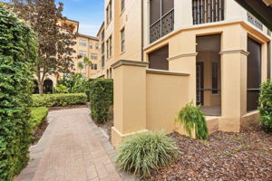 Entry to Plush Courtyard