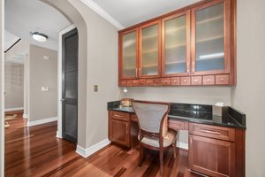 Office with Custom Built-Ins