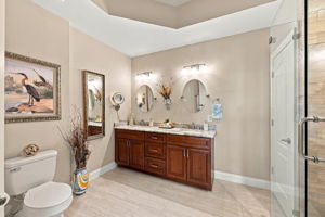 Elegant and Upgraded Primary Bath