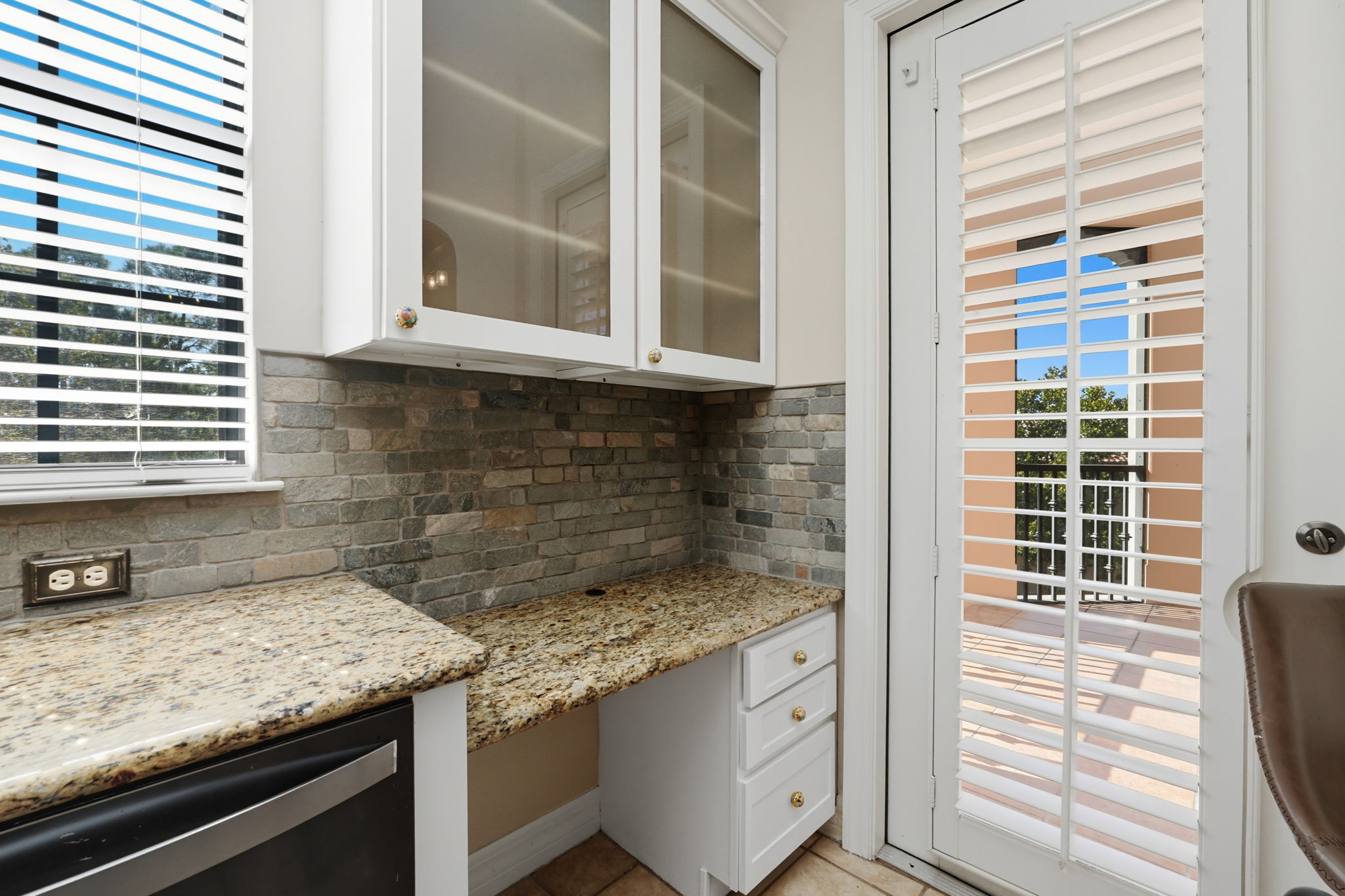 Desk Area in Kitchen