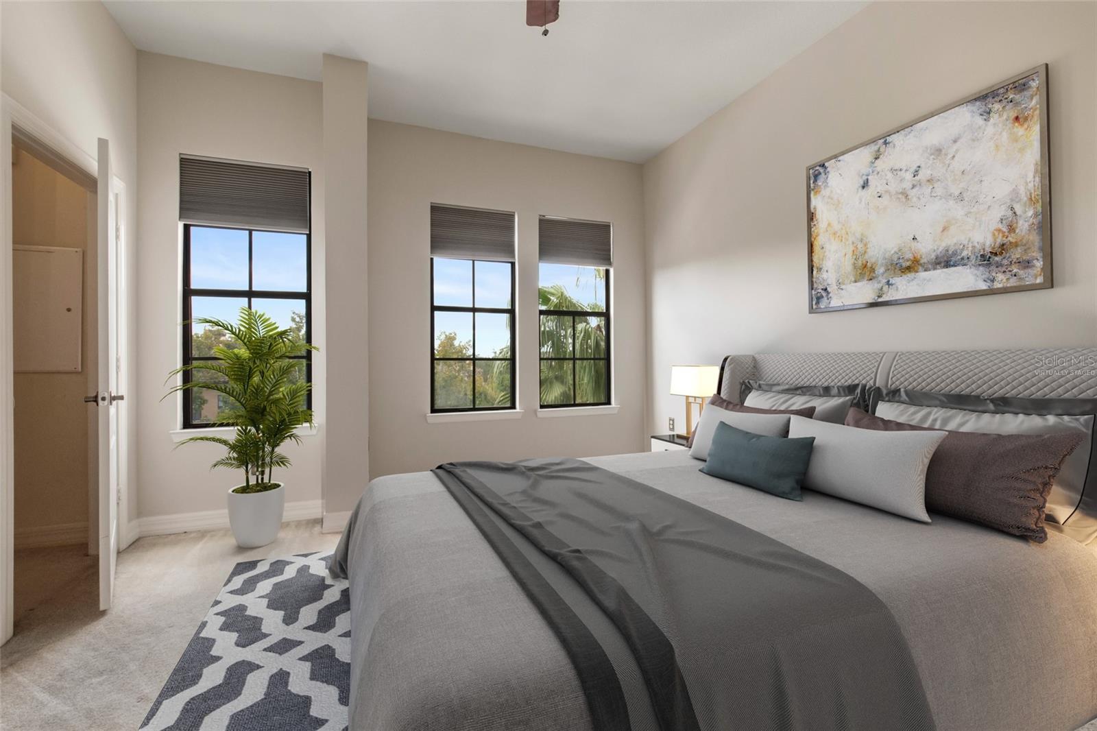 Primary Bedroom Virtually Staged