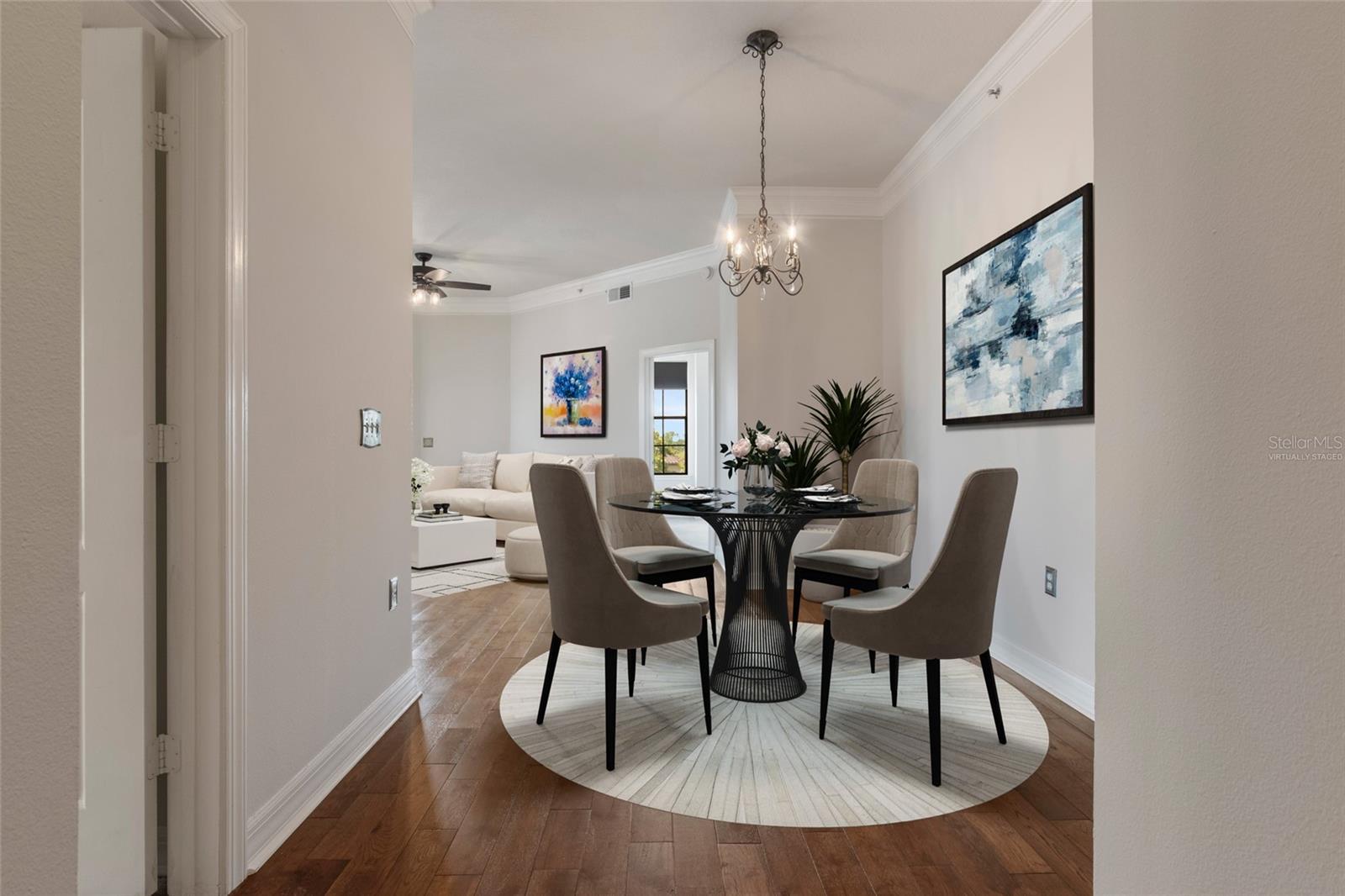 Dining Room Virtually Staged