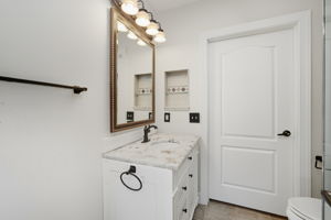 Upgraded guest bathroom