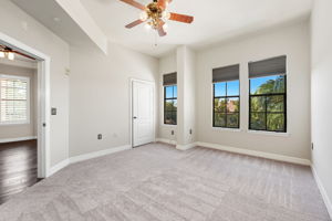 Primary Bedroom with New Carpet