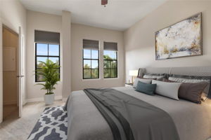 Primary Bedroom Virtually Staged